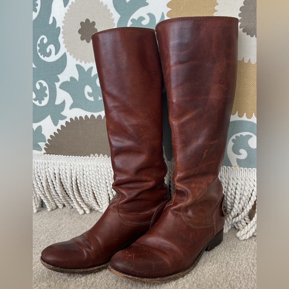 👢Frye Melissa Button Back Zip Boots, size 7 ✨